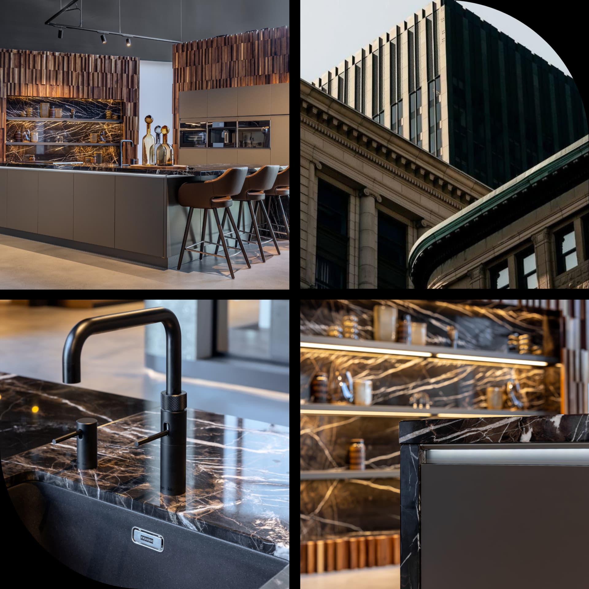 Luxe Barletti keuken met unieke wand