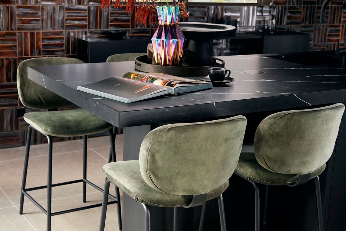 Keuken met bar