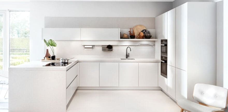 keukenineenkleur white square