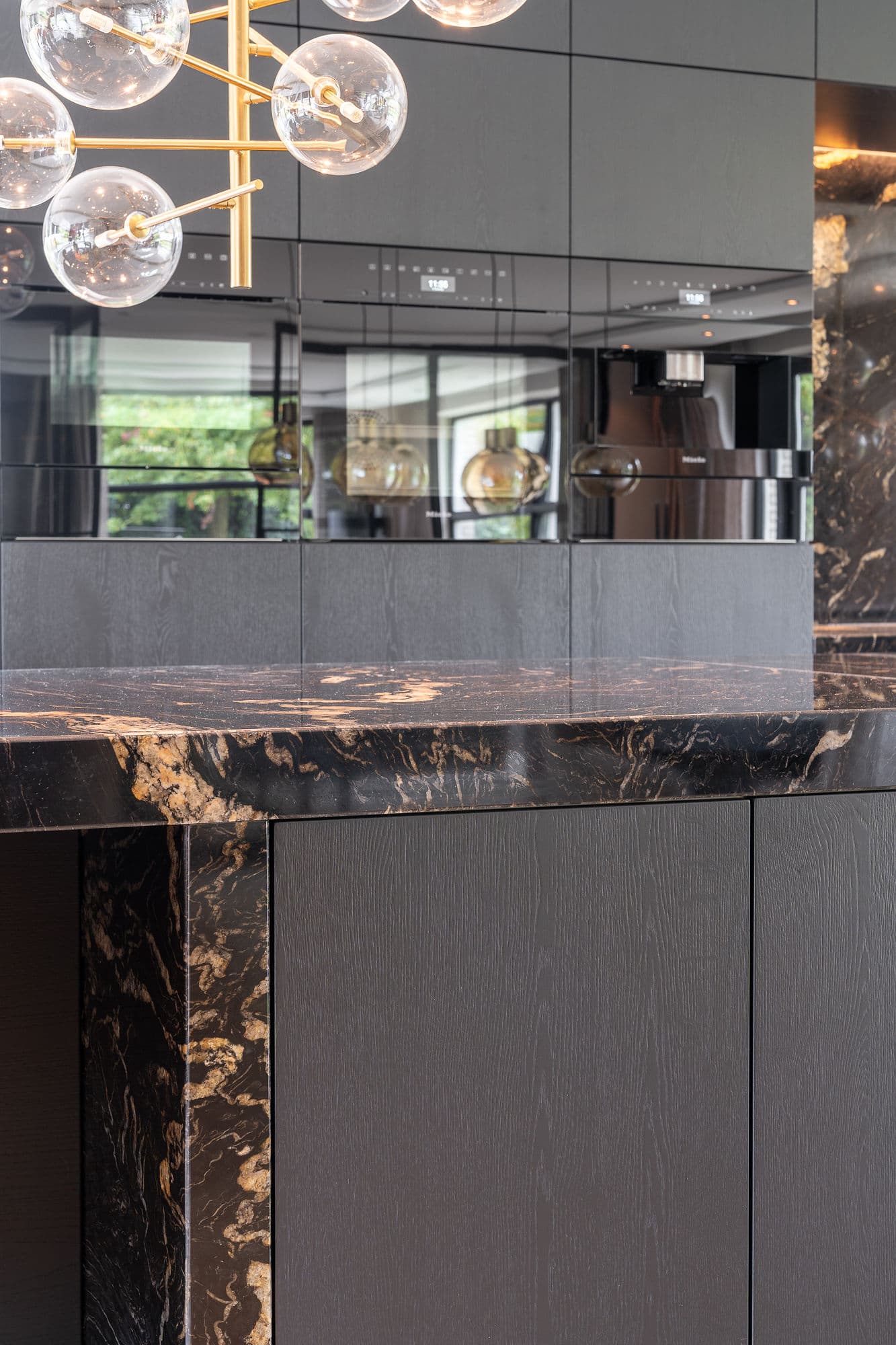 Granieten werkblad Titanium Gold
