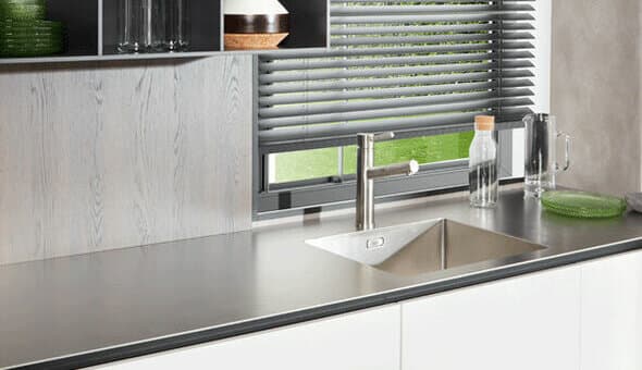 rvs spoelbak gray