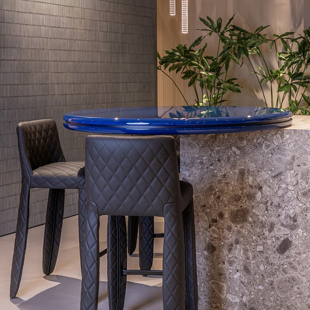 Barletti blauwe open keuken