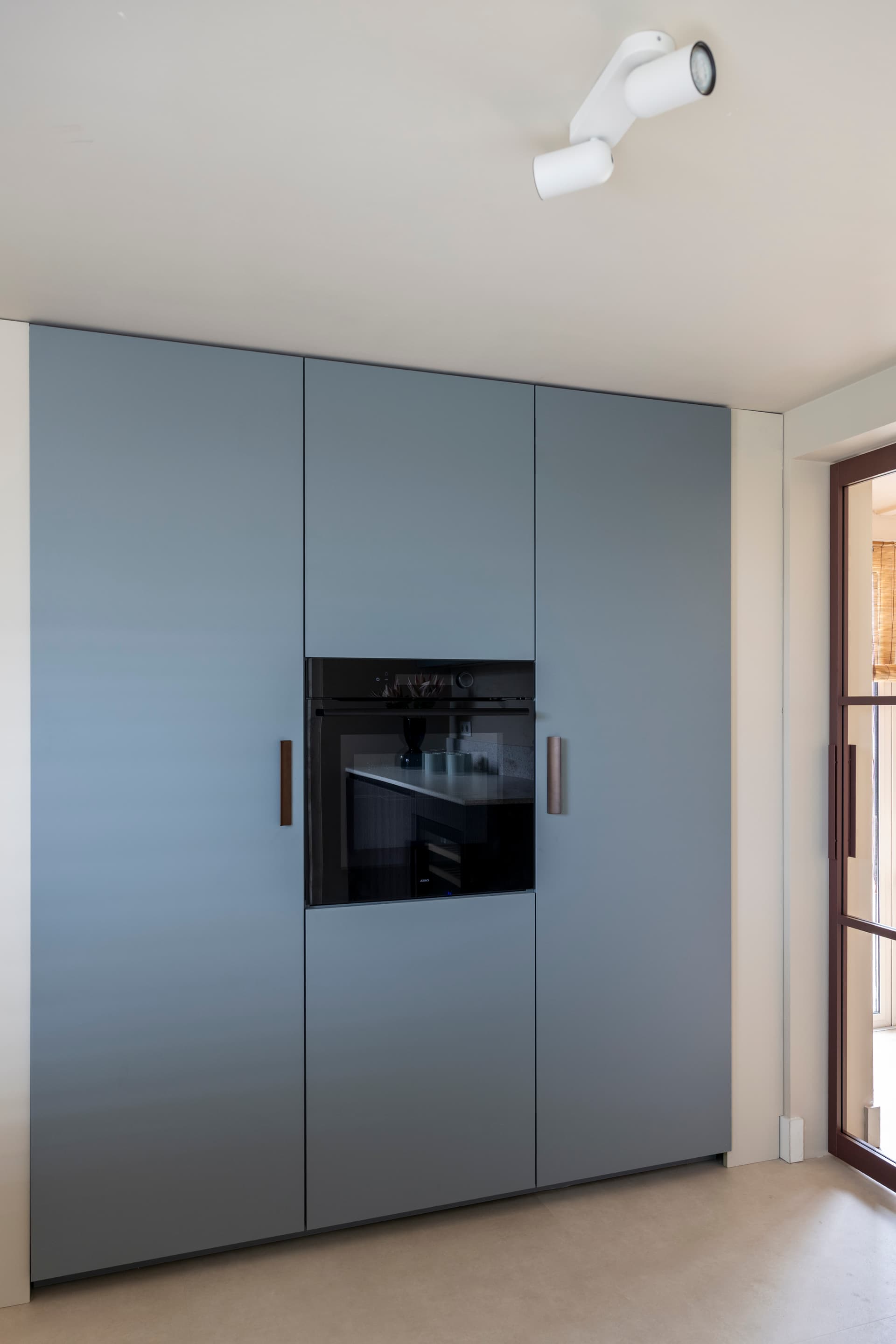 Blauwe keuken
