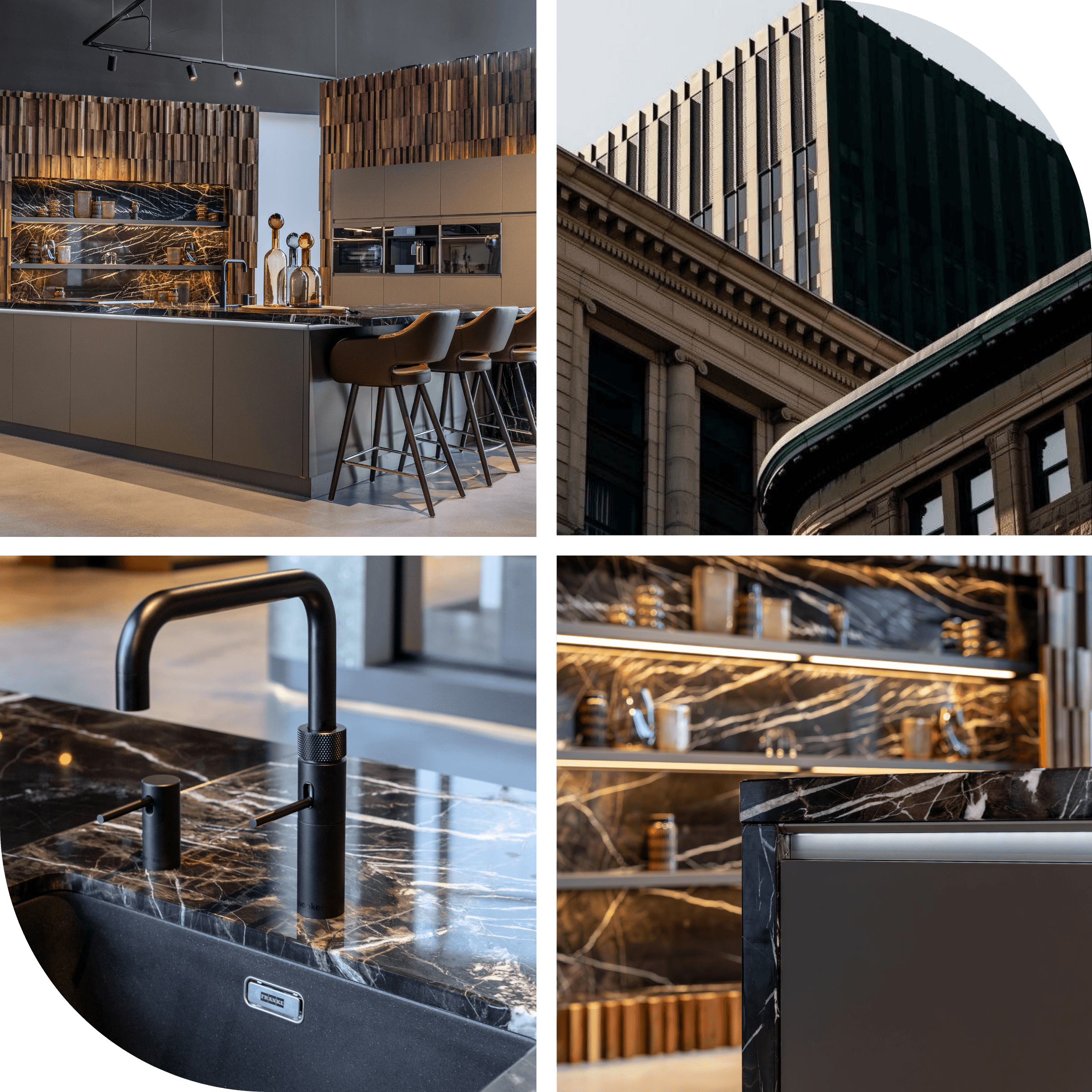 Luxe Barletti keuken met unieke wand
