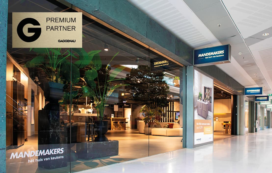 Gevel showroom Mandemakers Amsterdam