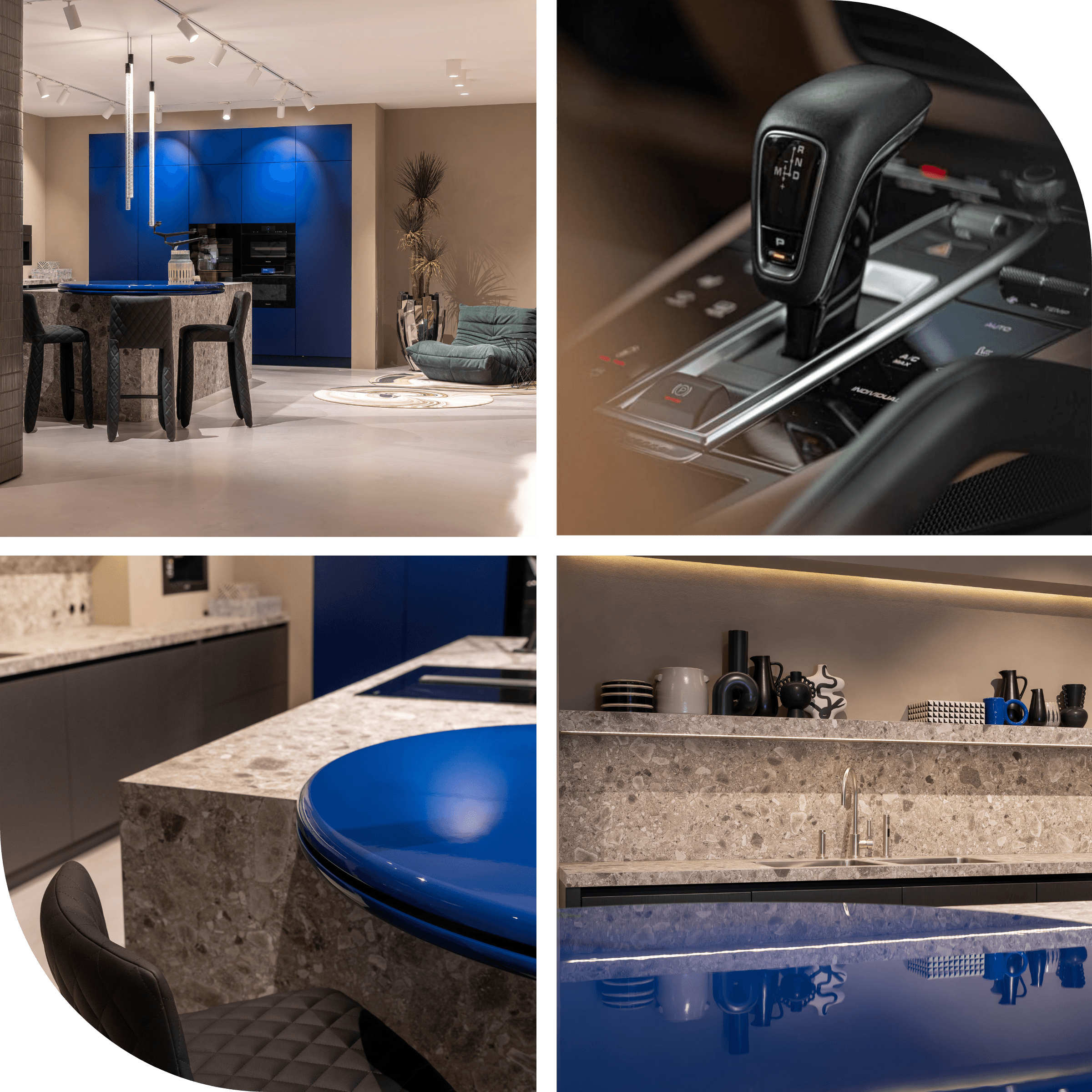 Blauwe Barletti keuken