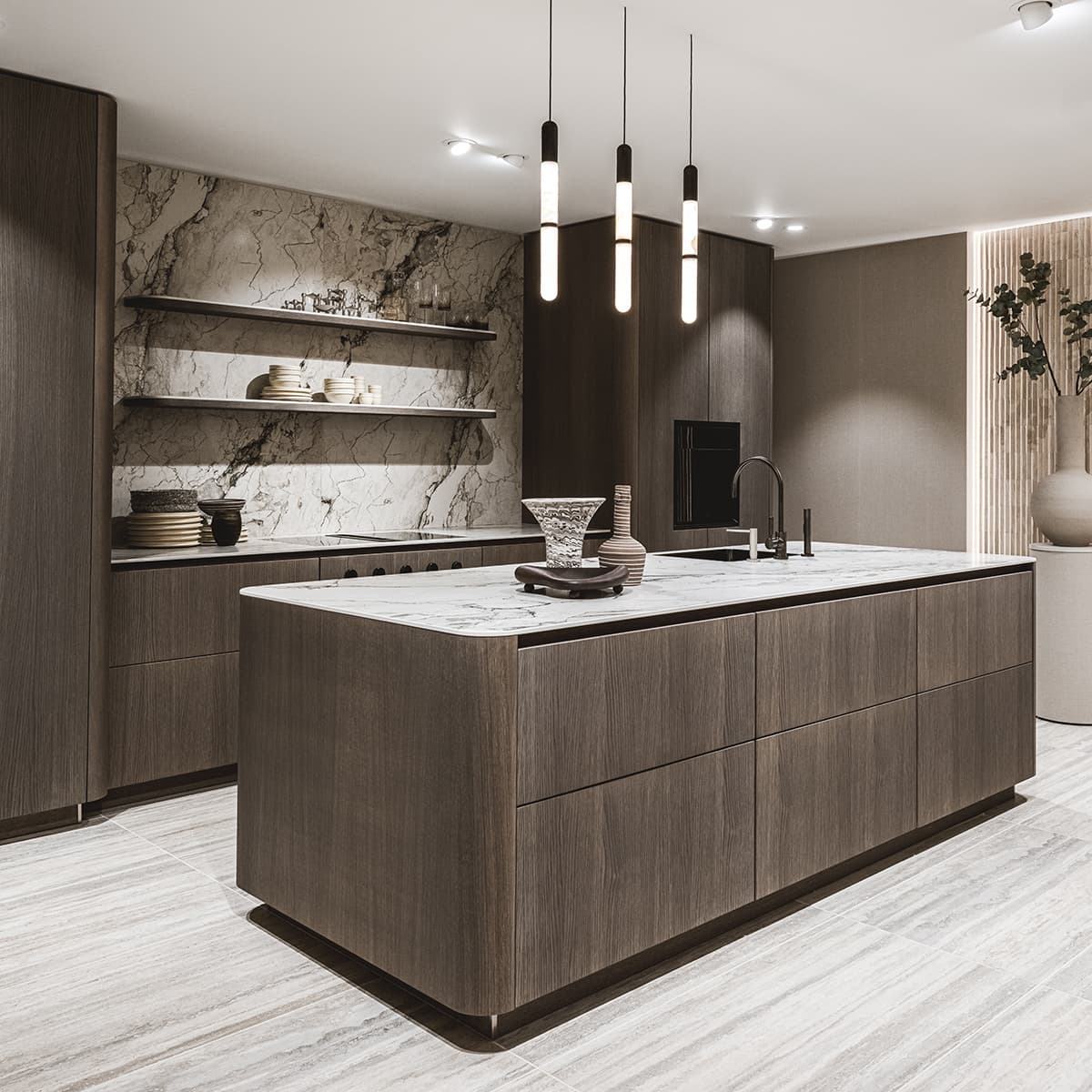 Moderne eilandkeuken